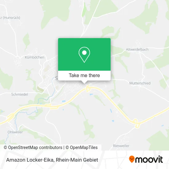 Карта Amazon Locker-Eika