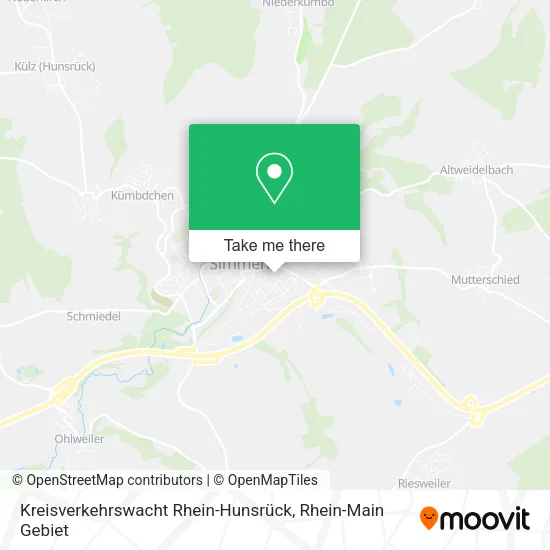 Карта Kreisverkehrswacht Rhein-Hunsrück