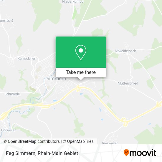 Карта Feg Simmern