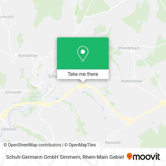 Карта Schuh-Germann GmbH Simmern