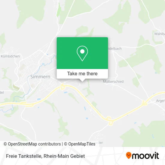 Карта Freie Tankstelle
