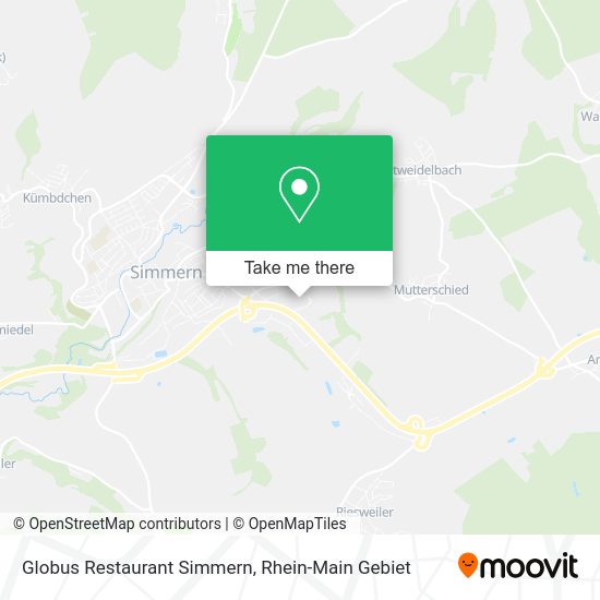 Карта Globus Restaurant Simmern