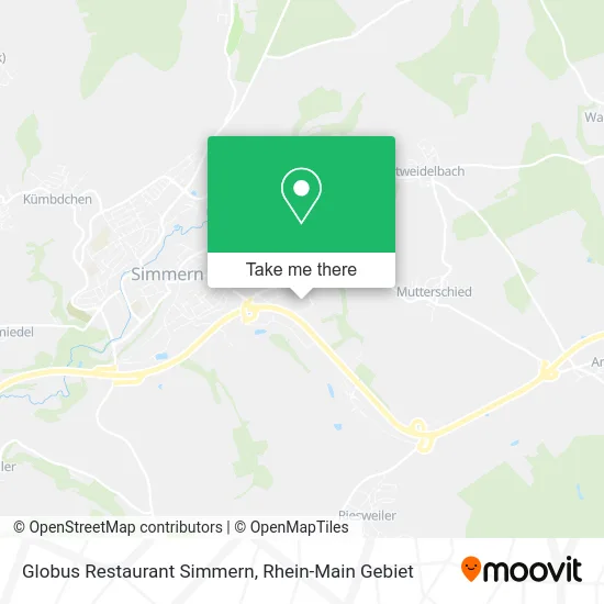Карта Globus Restaurant Simmern