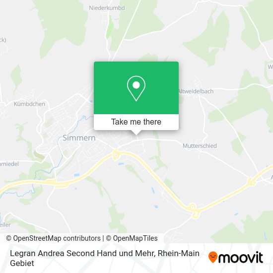 Карта Legran Andrea Second Hand und Mehr