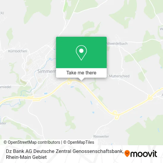 Карта Dz Bank AG Deutsche Zentral Genossenschaftsbank