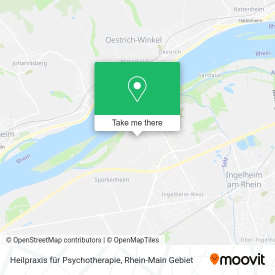 Карта Heilpraxis für Psychotherapie