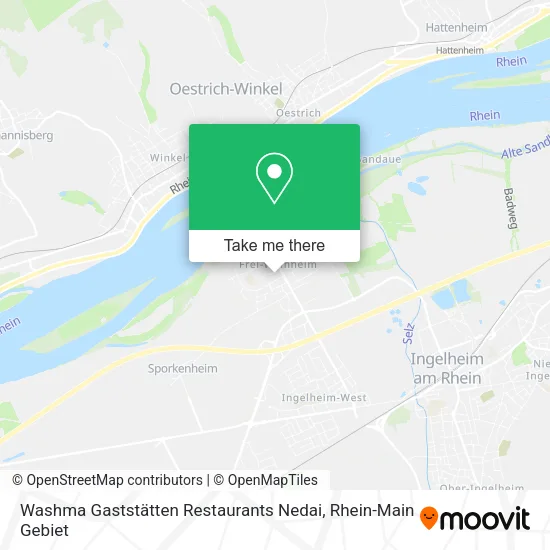 Карта Washma Gaststätten Restaurants Nedai