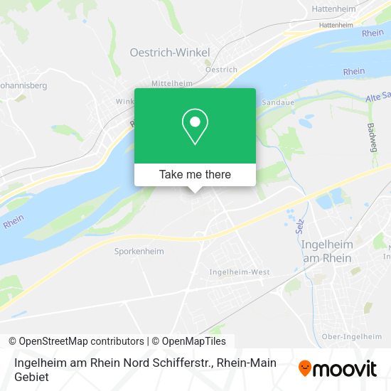 Карта Ingelheim am Rhein Nord Schifferstr.