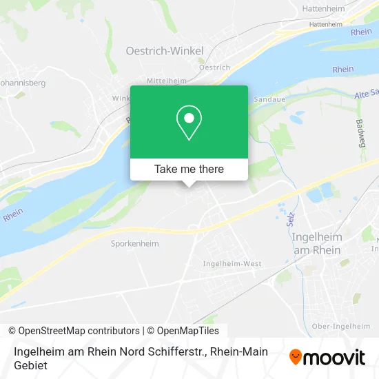 Карта Ingelheim am Rhein Nord Schifferstr.