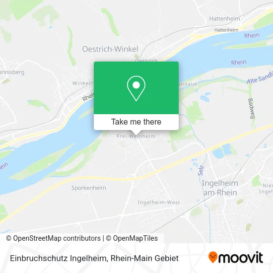 Карта Einbruchschutz Ingelheim