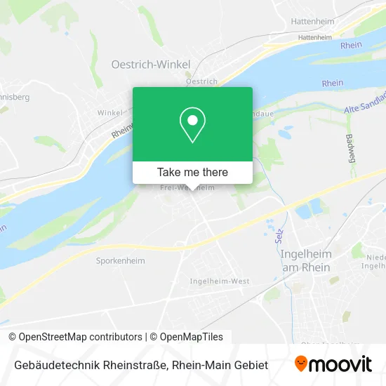 Карта Gebäudetechnik Rheinstraße