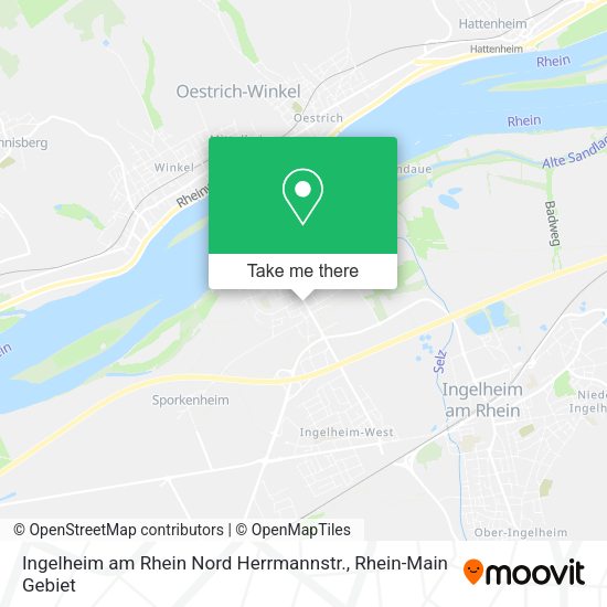 Карта Ingelheim am Rhein Nord Herrmannstr.