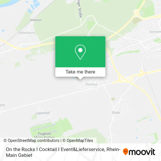 Карта On the Rocks I Cocktail I Event&Lieferservice