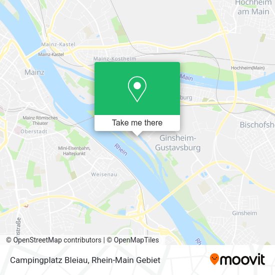 Карта Campingplatz Bleiau