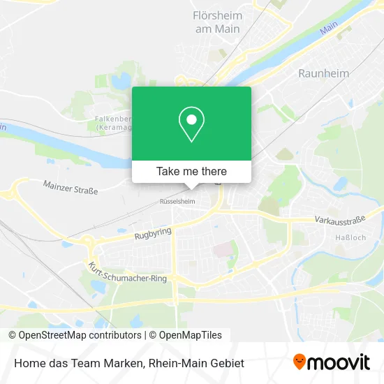 Карта Home das Team Marken