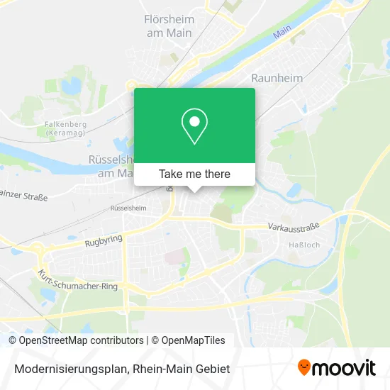 Карта Modernisierungsplan