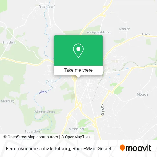 Карта Flammkuchenzentrale Bitburg