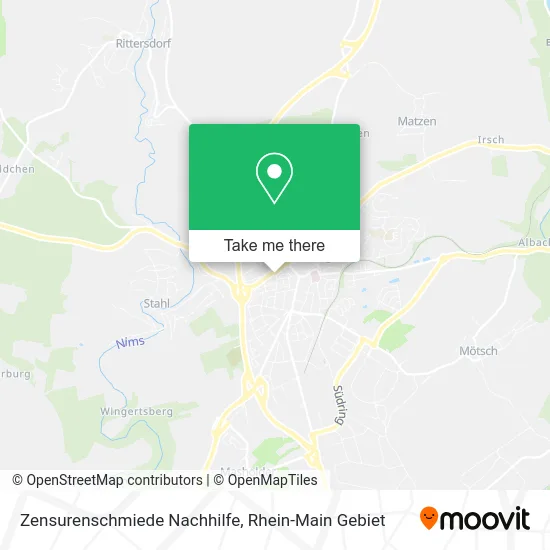Карта Zensurenschmiede Nachhilfe