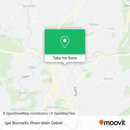 Карта Igel Biomarkt