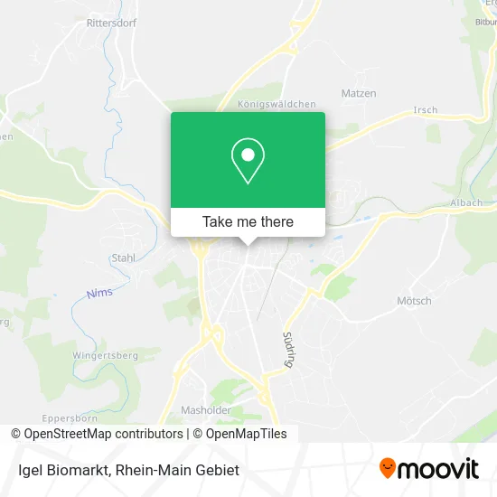 Карта Igel Biomarkt