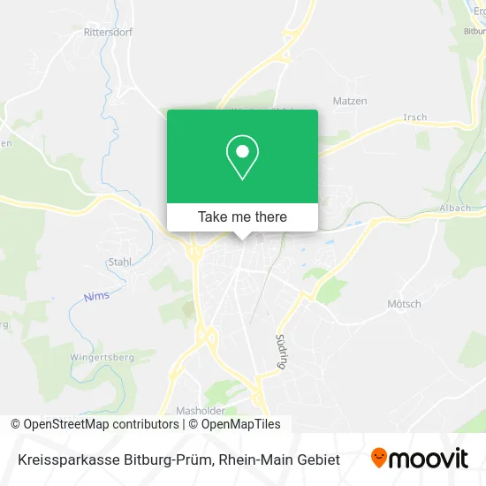 Карта Kreissparkasse Bitburg-Prüm