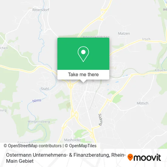 Карта Ostermann Unternehmens- & Finanzberatung