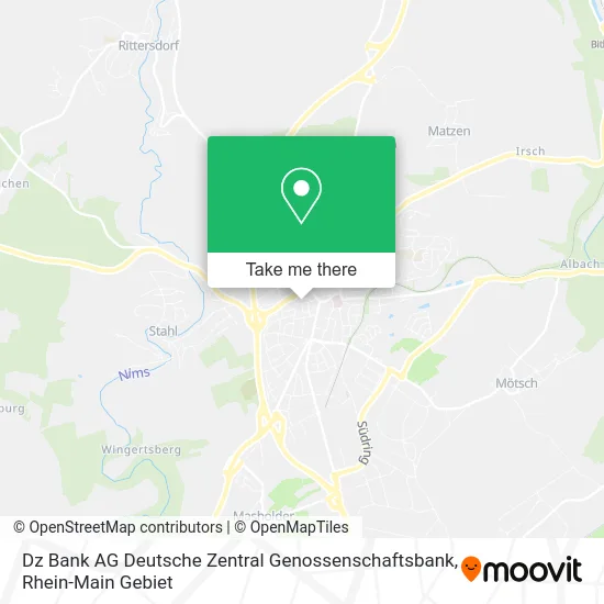 Карта Dz Bank AG Deutsche Zentral Genossenschaftsbank