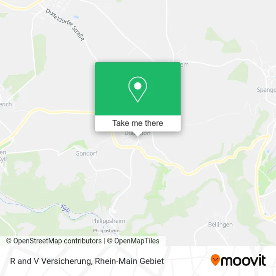 R and V Versicherung map