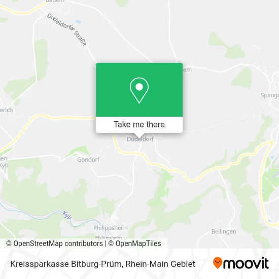 Карта Kreissparkasse Bitburg-Prüm