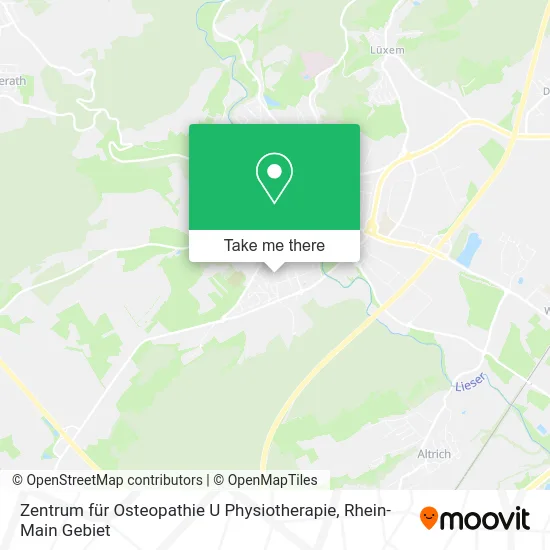 Карта Zentrum für Osteopathie U Physiotherapie