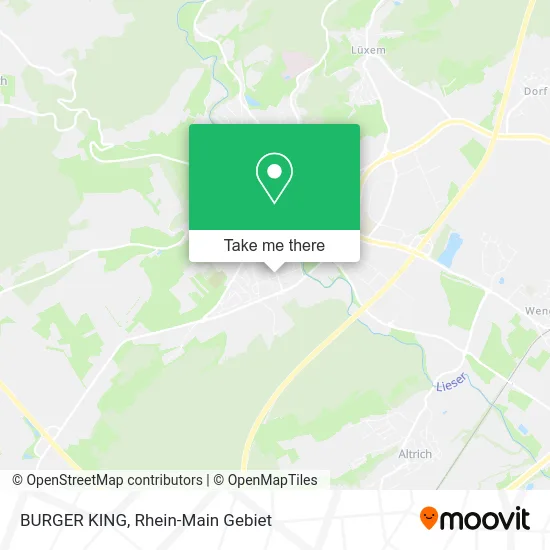 Карта BURGER KING