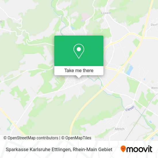 Карта Sparkasse Karlsruhe Ettlingen