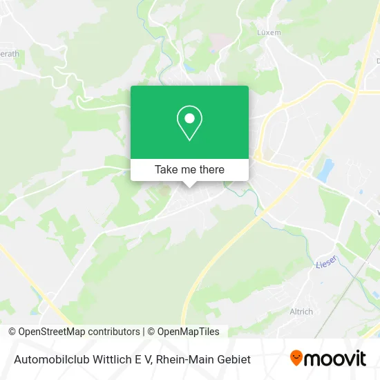 Карта Automobilclub Wittlich E V