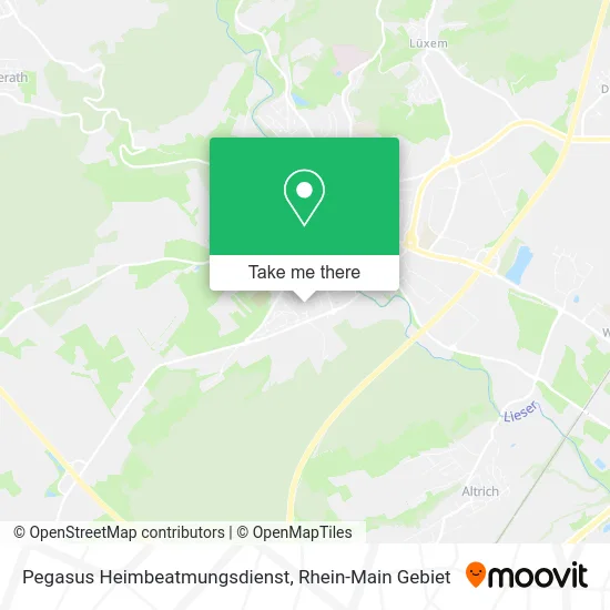 Карта Pegasus Heimbeatmungsdienst