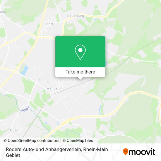 Карта Roders Auto- und Anhängerverleih