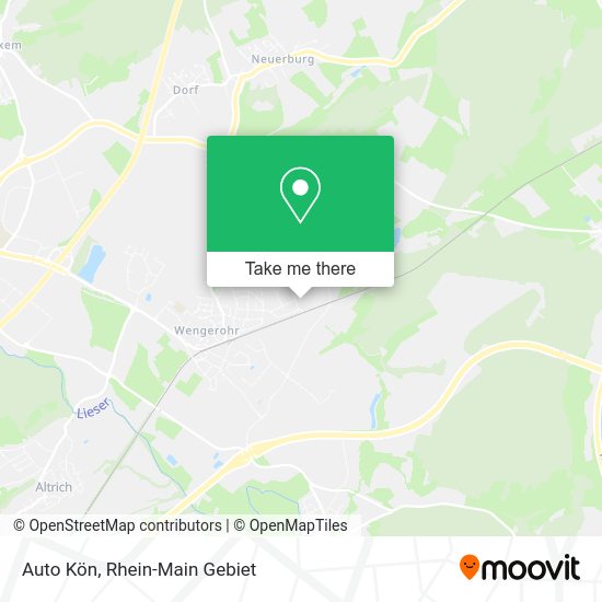 Карта Auto Kön