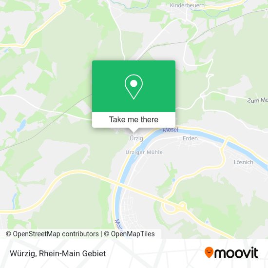 Карта Würzig