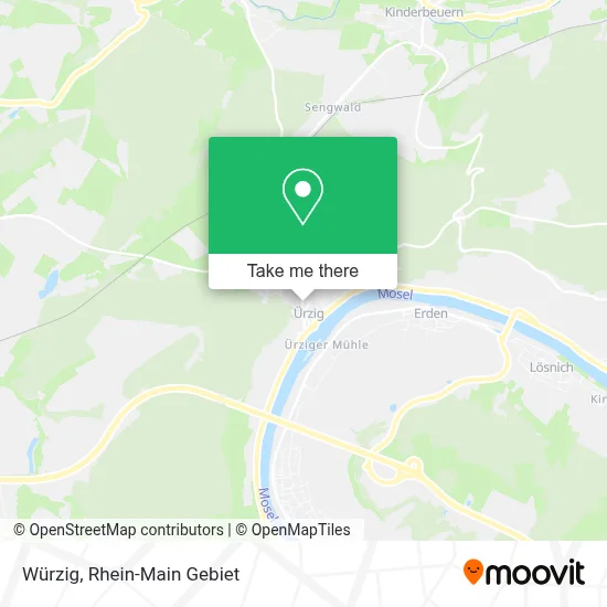 Würzig map