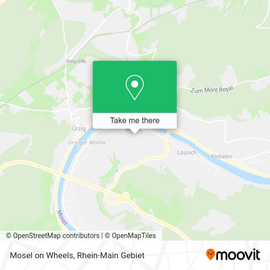 Карта Mosel on Wheels