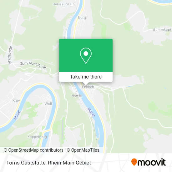 Карта Toms Gaststätte