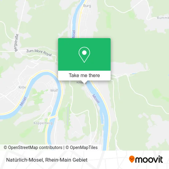 Карта Natürlich-Mosel