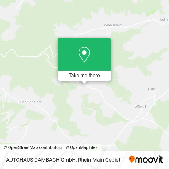 Карта AUTOHAUS DAMBACH GmbH
