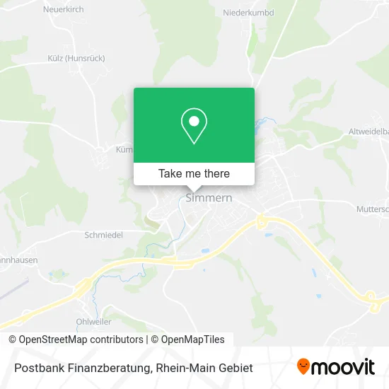 Карта Postbank Finanzberatung