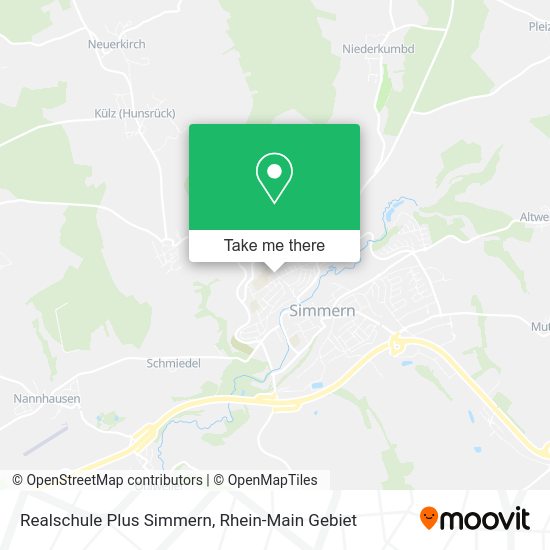 Карта Realschule Plus Simmern