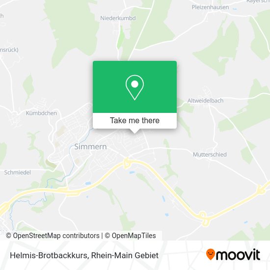 Карта Helmis-Brotbackkurs