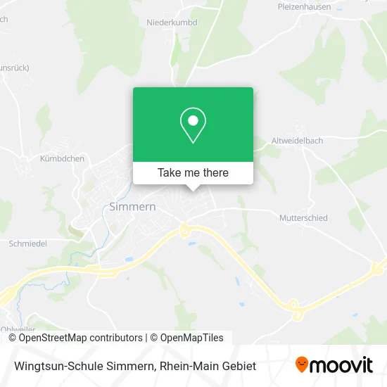 Карта Wingtsun-Schule Simmern