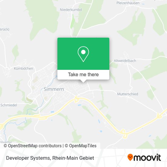 Developer Systems map
