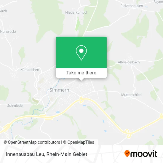Карта Innenausbau Leu