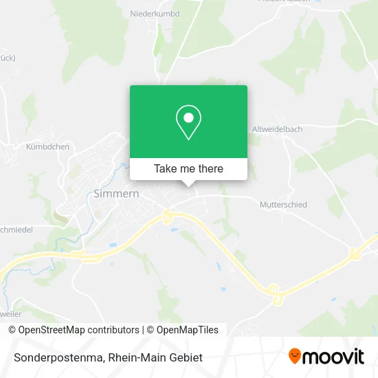 Карта Sonderpostenma