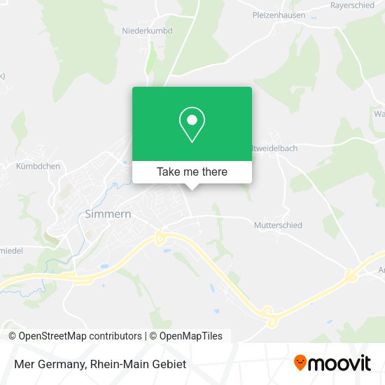 Карта Mer Germany